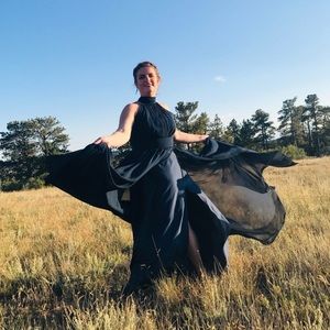 Dark Blue Azazie formal dress ❤️♥️